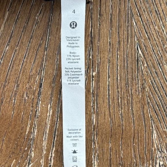 Lululemon Black Wunder Train 8 Inch Athletic Shorts - Picture 11 of 11